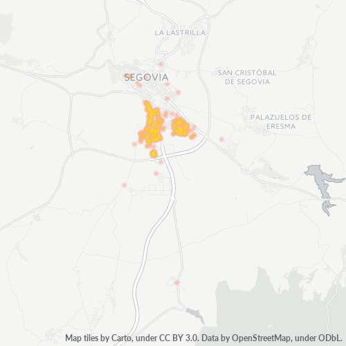 40006 Mapa de calor de densidad empresarial