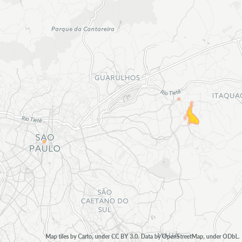 08032-000 Mapa de calor de densidad empresarial