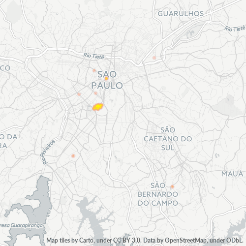 04012-000 Mapa de calor de densidad empresarial