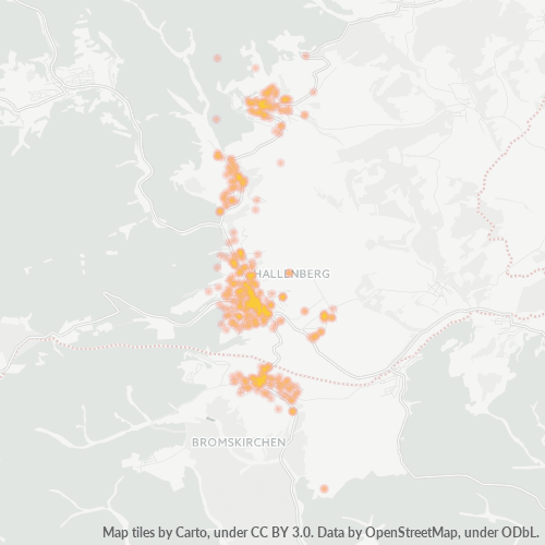 Heatmap für plz 59969