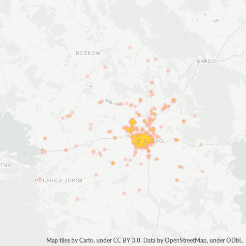 57-300 Mapa intensywności działalności gospodarczej