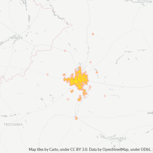 64-920 Mapa intensywności działalności gospodarczej