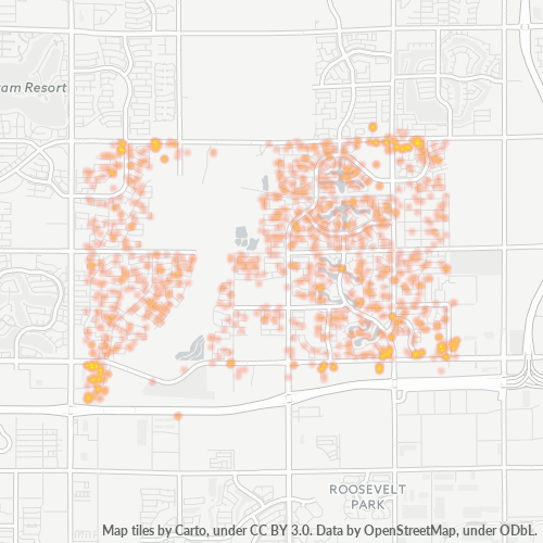 85392 Business Density Heatmap