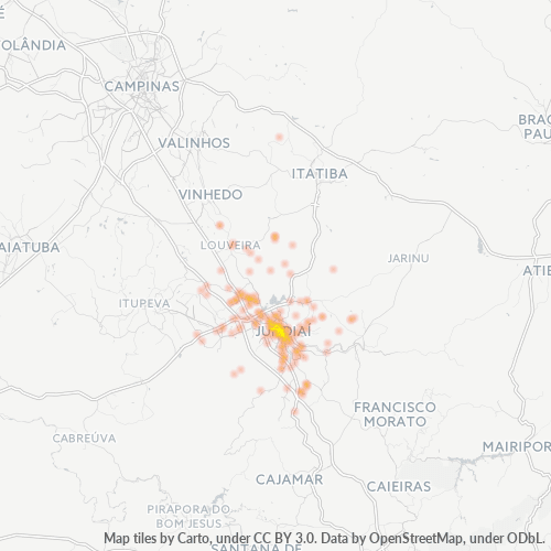 13200-000 Mapa de calor de densidad empresarial