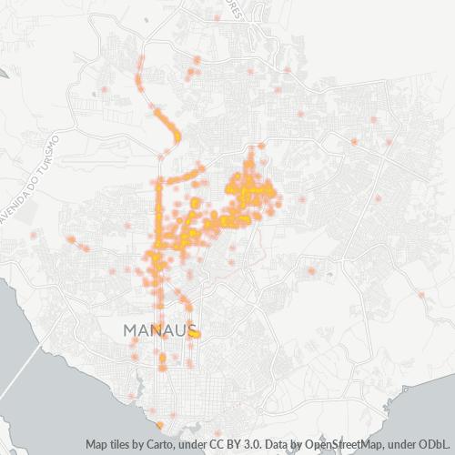 69058-000 Heatmap de Densidade da Empresa
