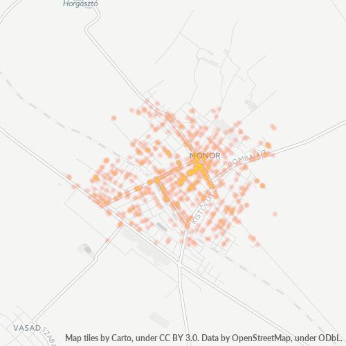 2200 Vállalati sűrűségi térkép