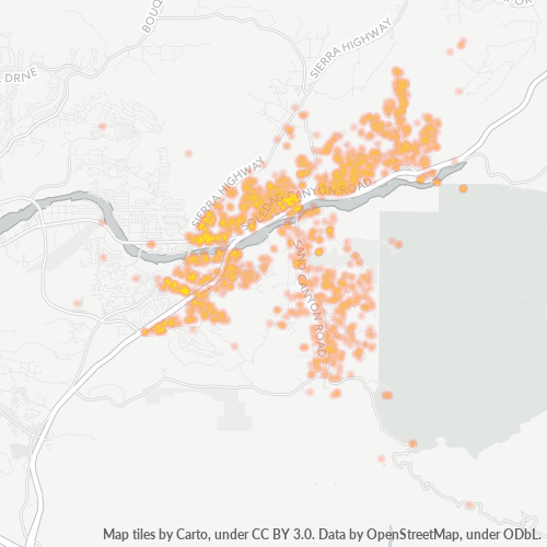 91387 Business Density Heatmap