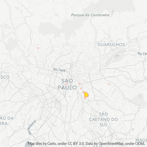 03124-000 Heatmap de Densidade da Empresa