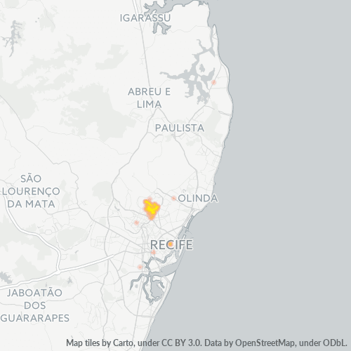 52111-000 Heatmap de Densidade da Empresa