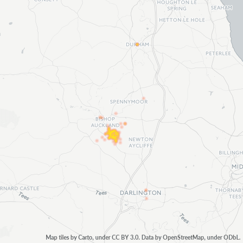 DL4 Business Density Heatmap
