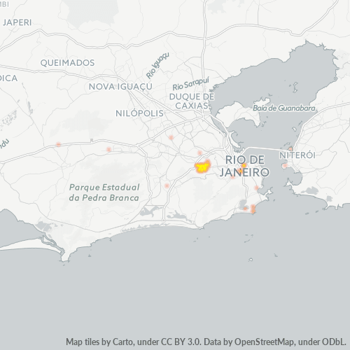 20720-000 Heatmap de Densidade da Empresa