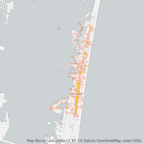 08735 Business Density Heatmap