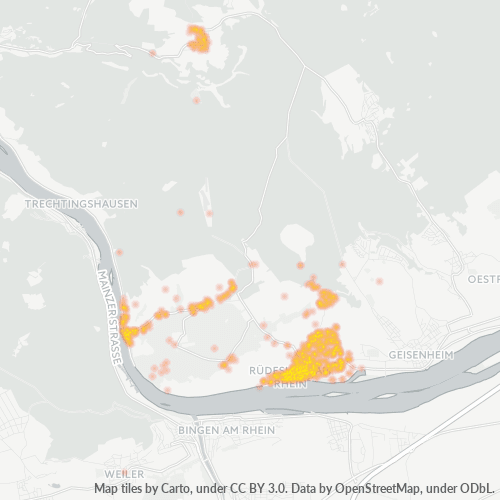Heatmap für plz 65385