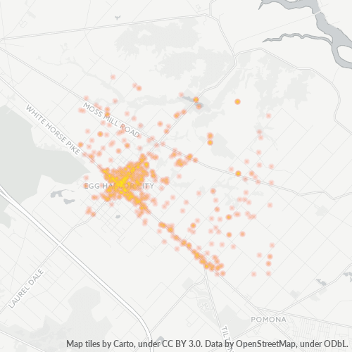 08215 Business Density Heatmap