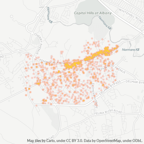 12054 Business Density Heatmap