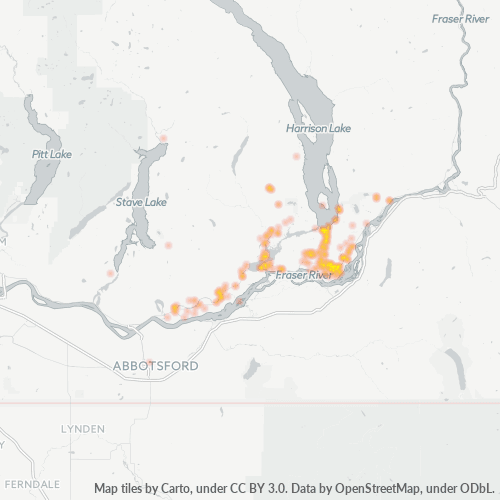 V0M Business Density Heatmap