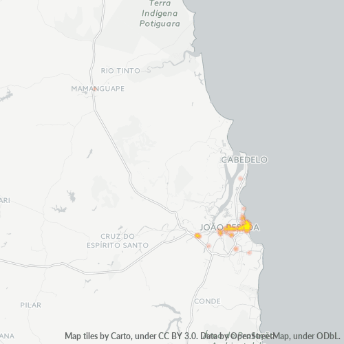 58039-000 Mapa de calor de densidad empresarial