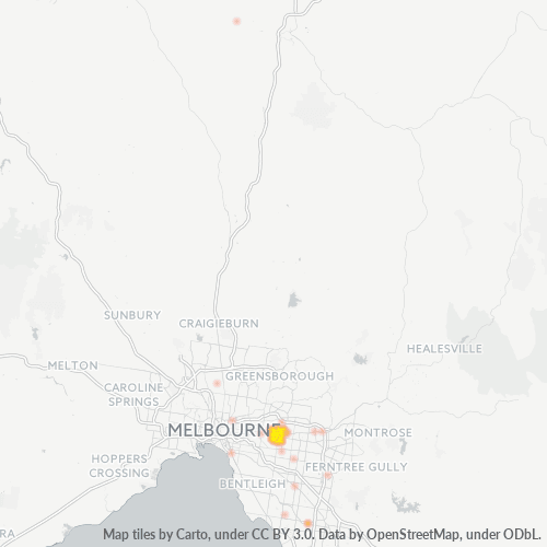 3127 Business Density Heatmap