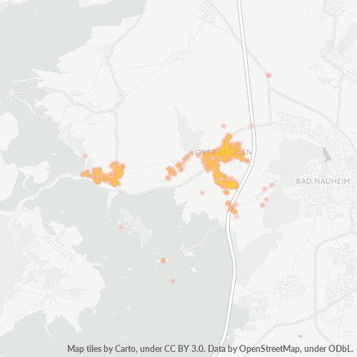 Heatmap für plz 61239