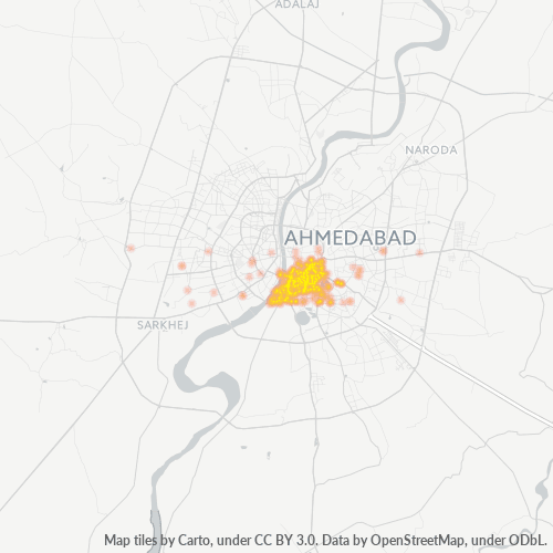380022 Business Density Heatmap