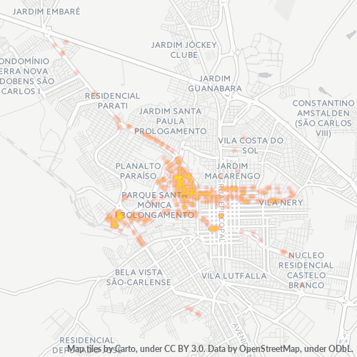 13561-000 Heatmap de Densidade da Empresa