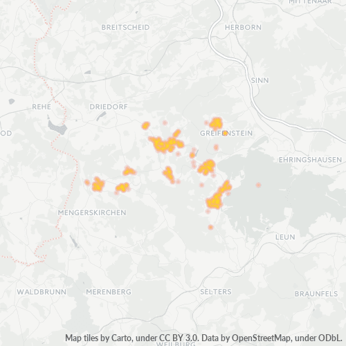 Heatmap für plz 35753