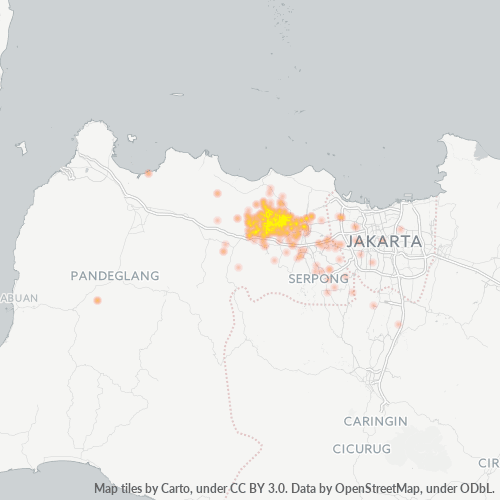 15560 Peta Panas Densitas Bisnis