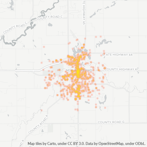 54017 Business Density Heatmap