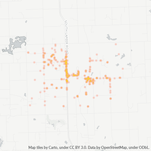 48455 Business Density Heatmap