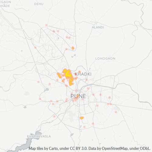 411020 Business Density Heatmap