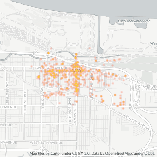46402 Business Density Heatmap