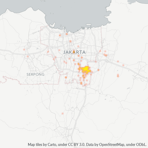 13810 Peta Panas Densitas Bisnis