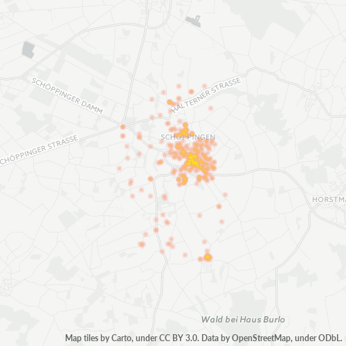 48624 Standortdichte-Heatmap