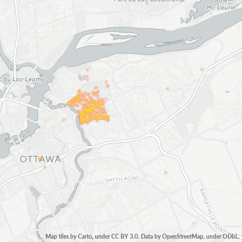 K1L Business Density Heatmap