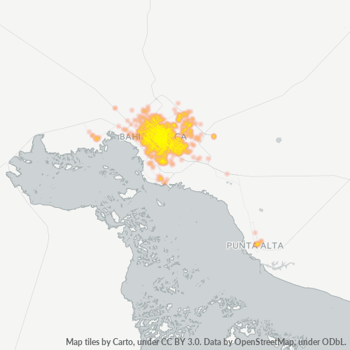 8000 Heatmap de Densidade da Empresa
