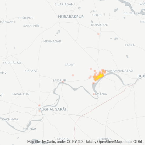 233001 Business Density Heatmap