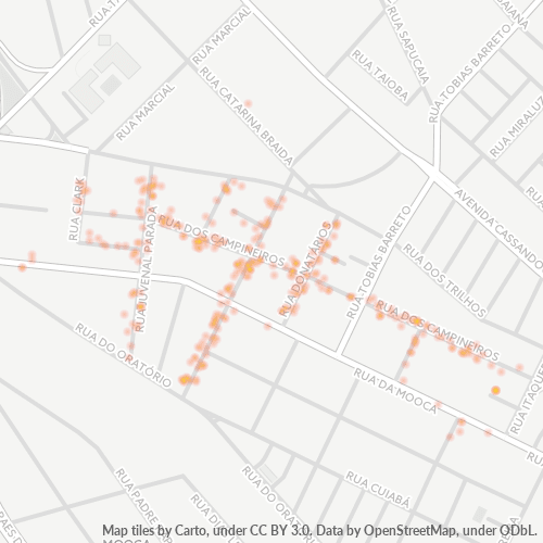 03167-000 Heatmap de Densidade da Empresa
