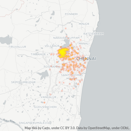 600053 Business Density Heatmap