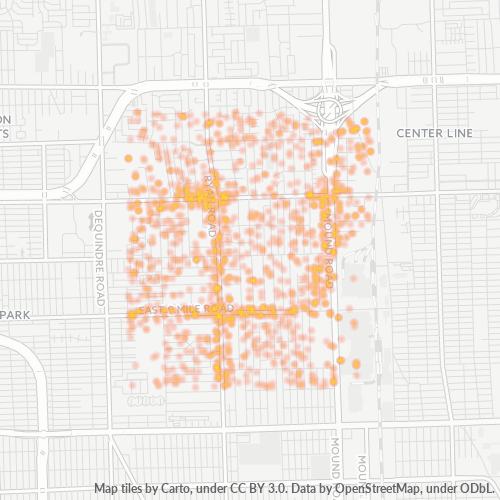 48091 Business Density Heatmap