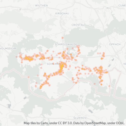 Heatmap für plz 02689