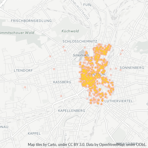 09111 Standortdichte-Heatmap