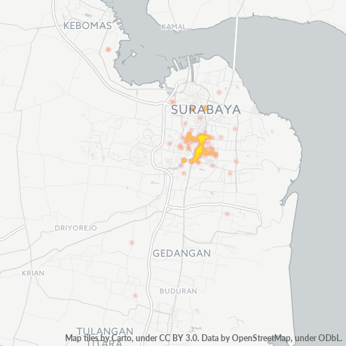 60246 Peta Panas Densitas Bisnis
