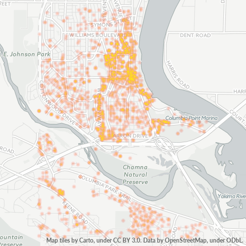 99352 Business Density Heatmap