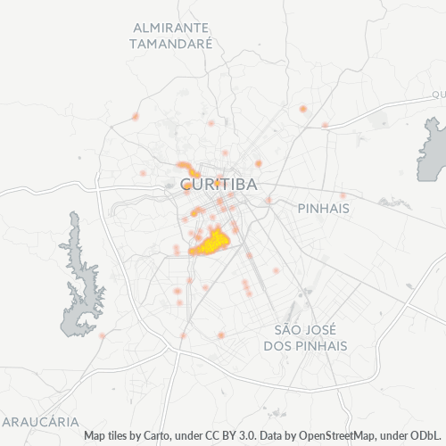 80630-000 Heatmap de Densidade da Empresa