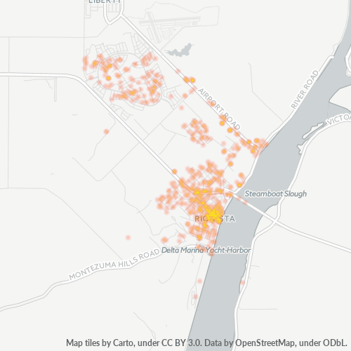 94571 Business Density Heatmap