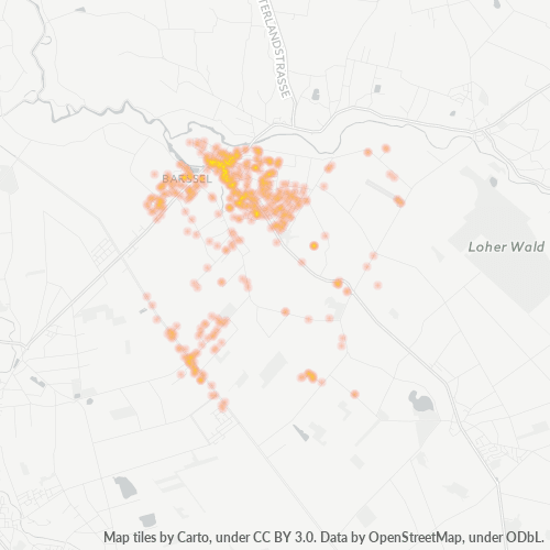 Heatmap für plz 26676