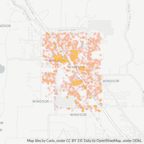 95492 Business Density Heatmap